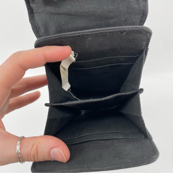 Maurices Crossbody Wallet Black Faux Leather - Picture 6 of 8